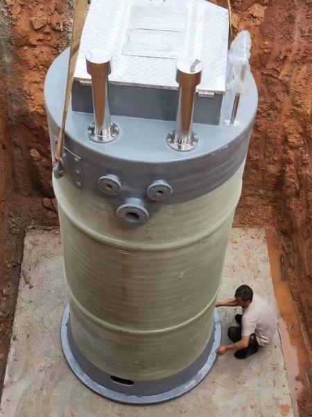 湘西州峨眉山一体化提升泵安装